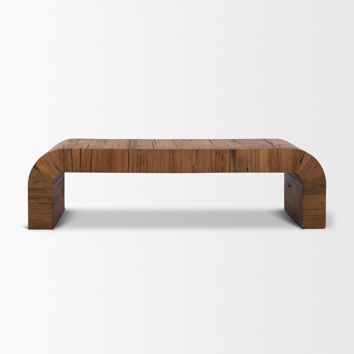 Denton Medium Brown Relcaimed Wood Bench from Mercana - Luna Furniture