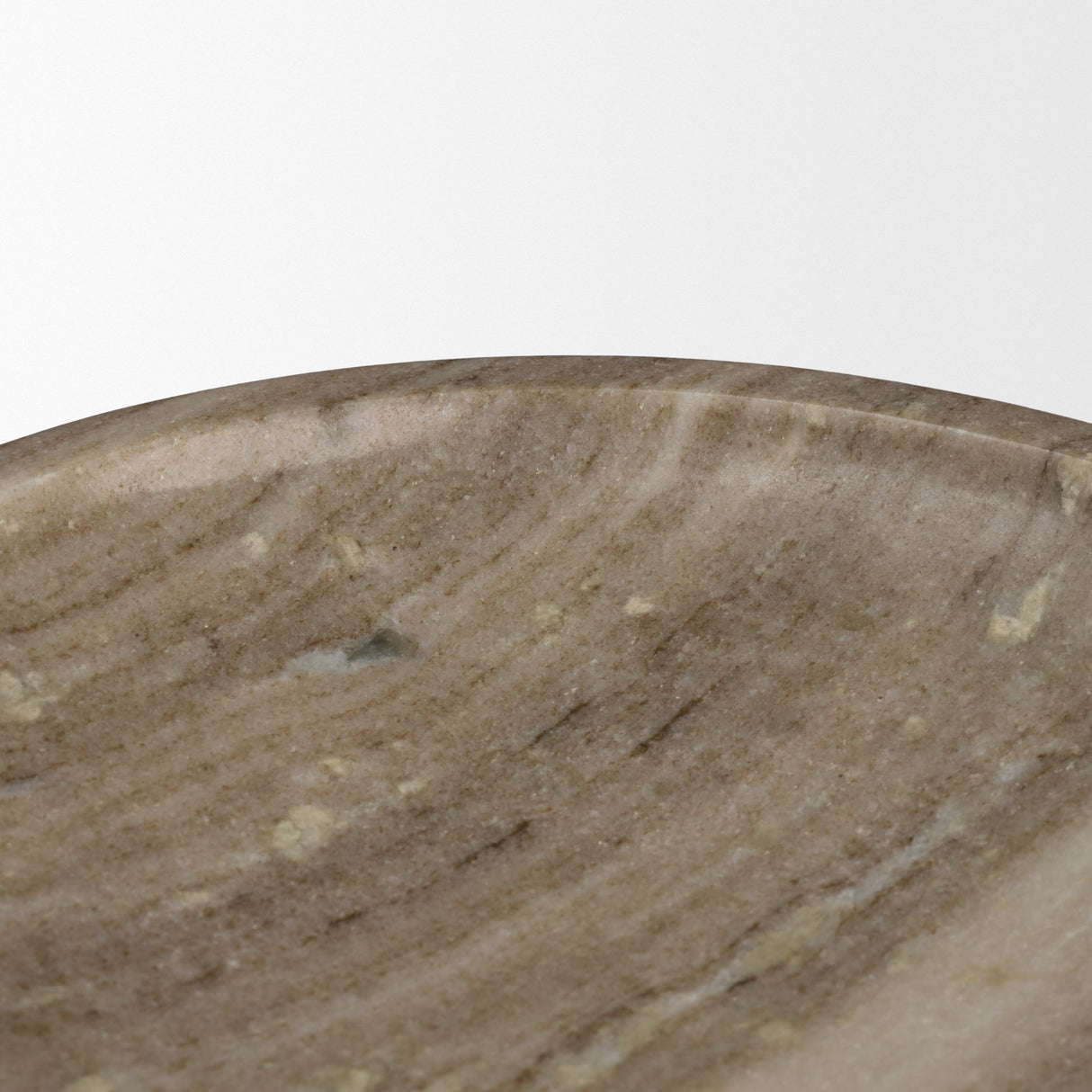 Vasca Gray Marble Decorative Pedestal Bowl from Mercana - Luna Furniture