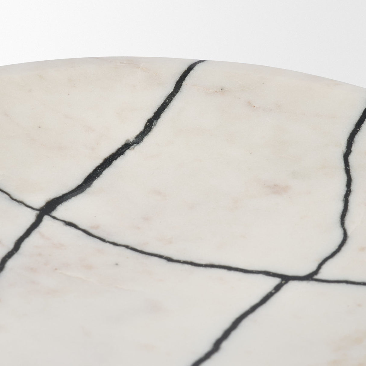 Sintessi Round White Marble Decorative Bowl from Mercana - Luna Furniture