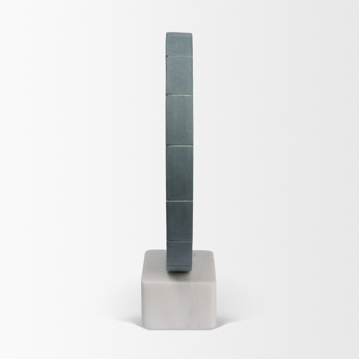 Orin Gray Marble Round Disc Decorative Object from Mercana - Luna Furniture
