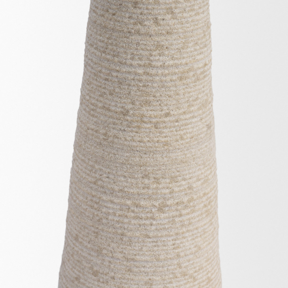 Cono Off-White Marble Cone Shaped Candle Holders (Set of 2) from Mercana - Luna Furniture