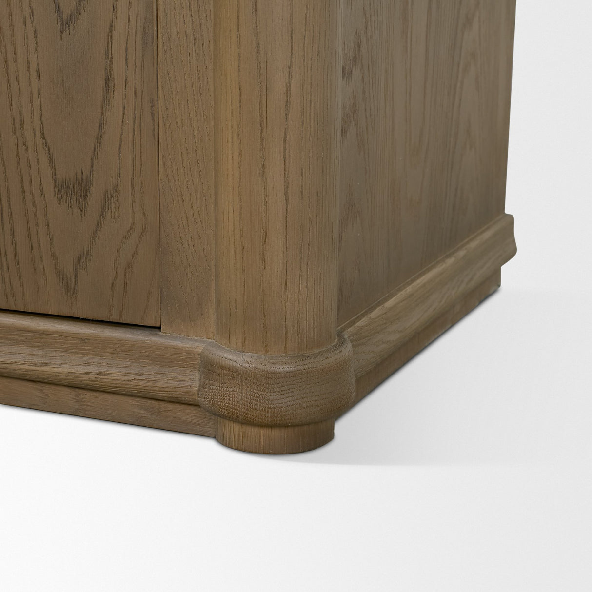 Alden Medium Brown Wood 4-Door Closed Sideboard from Mercana - Luna Furniture
