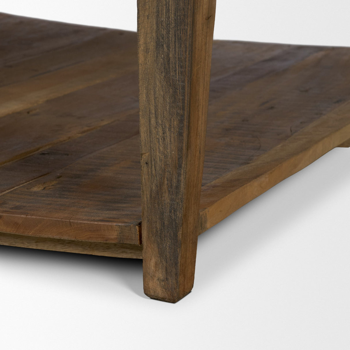Ashwick Dark Brown Reclaimed Wood Square Coffee Table from Mercana - Luna Furniture