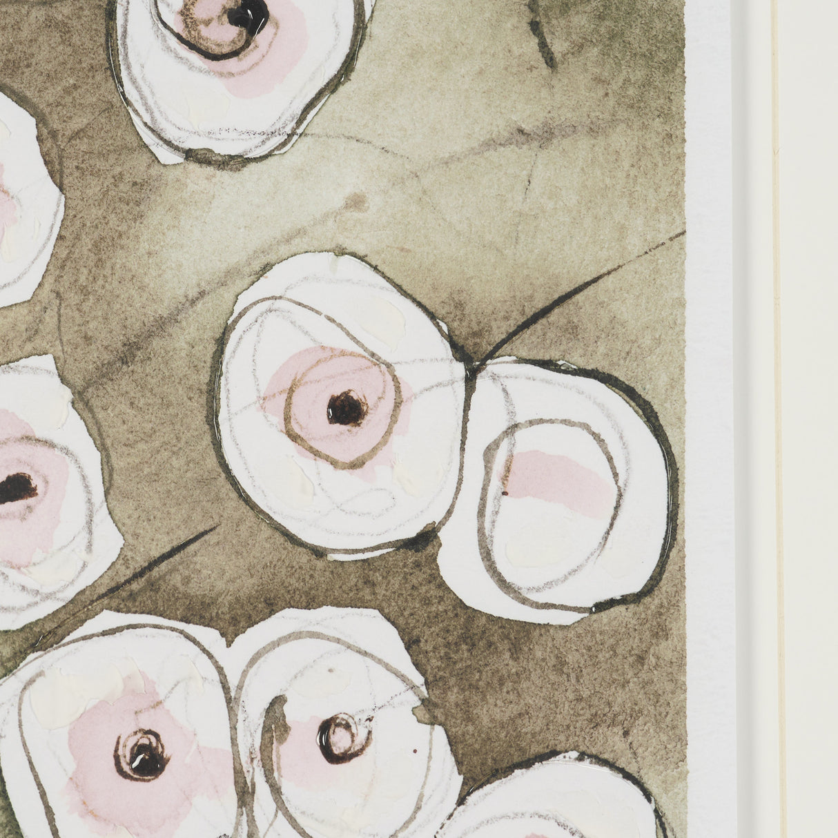 Butterfly Ranunculus I by Mercana Studio Hand-Embellished Framed Artwork Matted under Glass from Mercana - Luna Furniture