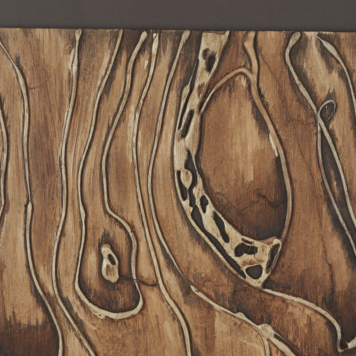 Forest Topography by Mercana Studio Handmade Original Framed Artwork Matted under Glass from Mercana - Luna Furniture