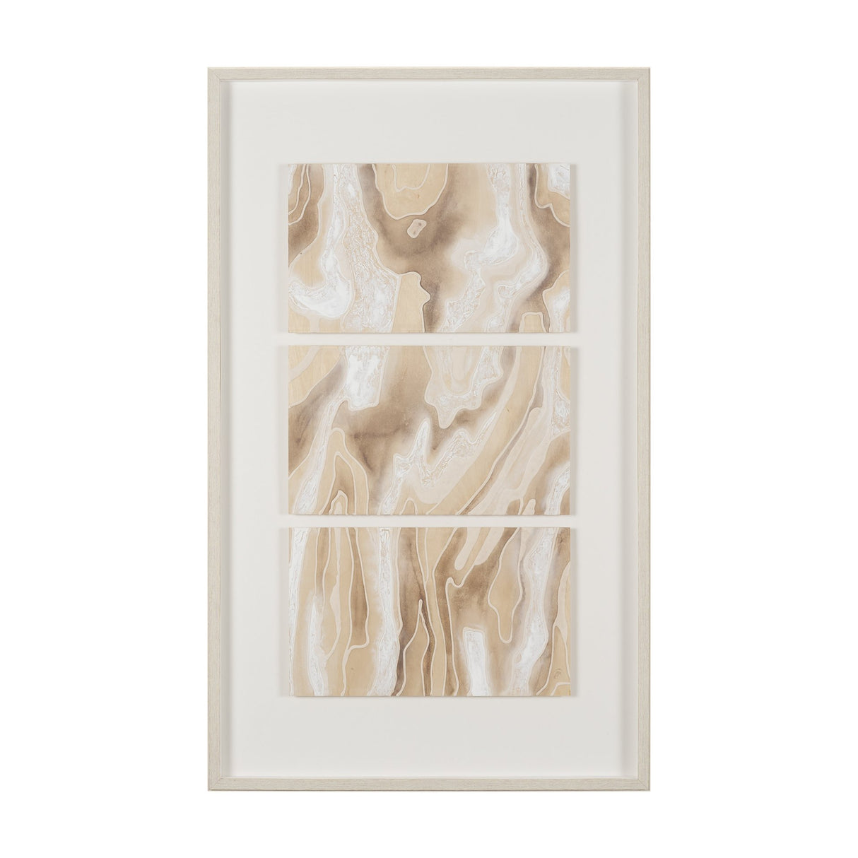 Coastal Topography by Mercana Studio Handmade Original Framed Artwork Matted under Glass from Mercana - Luna Furniture