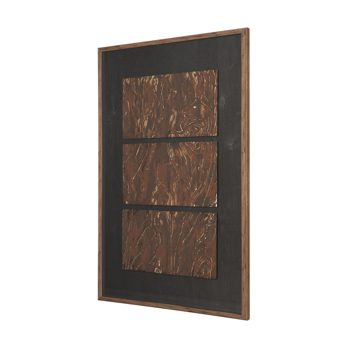 Ochre Drift by Mercana Studio Handmade Original Framed Artwork Matted under Glass from Mercana - Luna Furniture