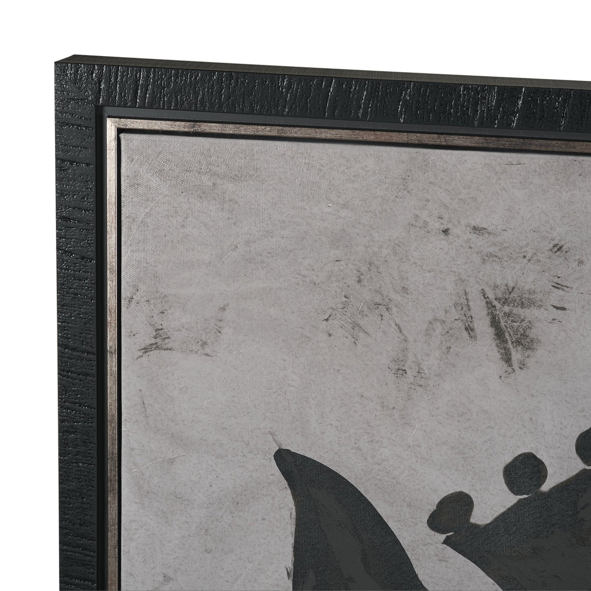 Steed 1 by Mercana Studio Hand-Embellished Textured Framed Canvas Artwork from Mercana - Luna Furniture