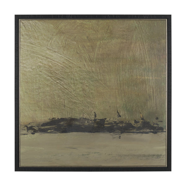 Quiet Presence II by Mercana Studio Hand-Embellished Textured Framed Canvas Artwork