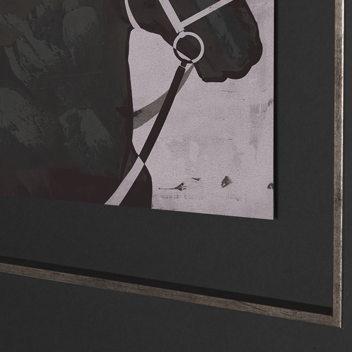 Steed 2 by Mercana Studio Hand-Embellished Framed Artwork Matted under Glass from Mercana - Luna Furniture