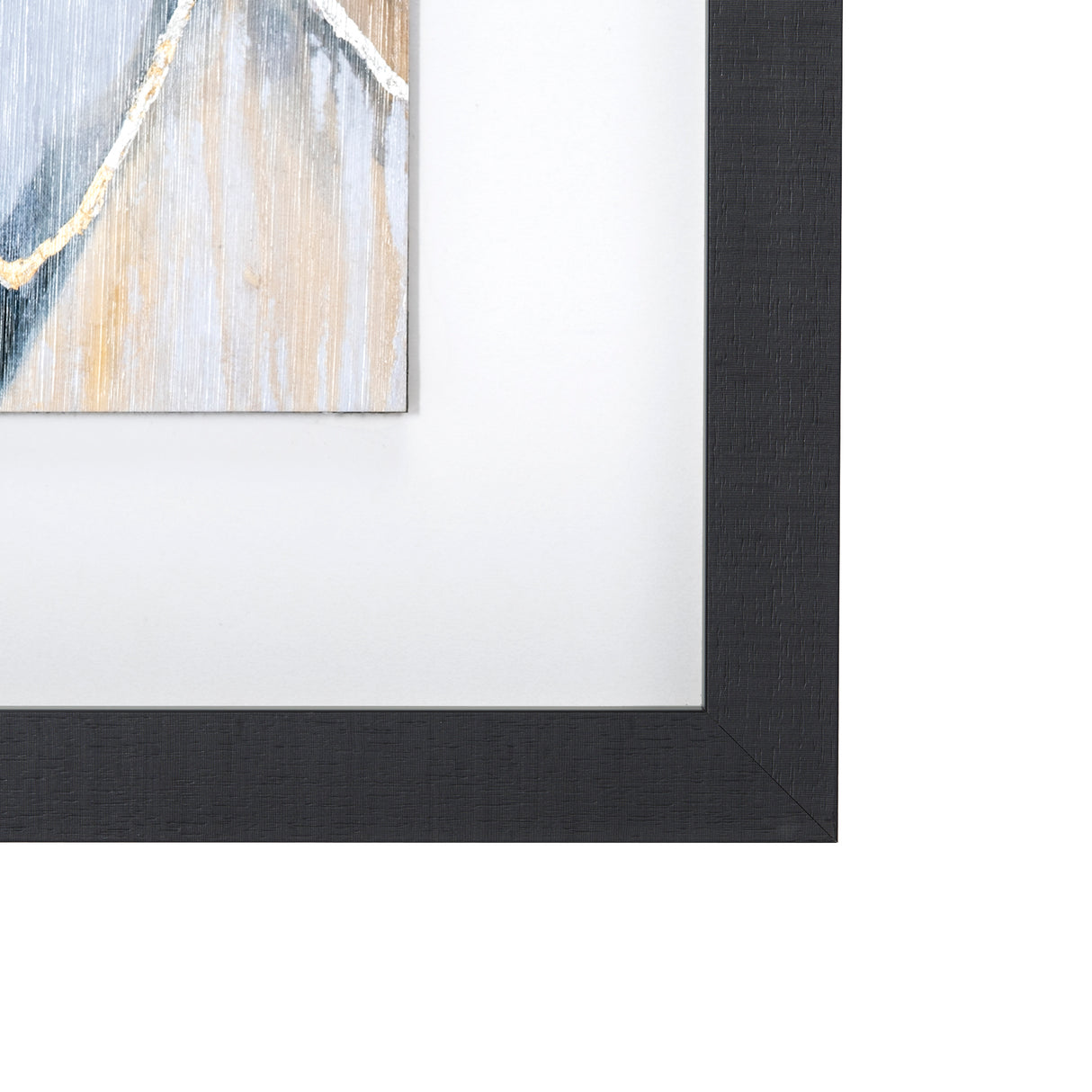 River Rocks by Liz Jardine a Hand Embellished Textured Framed Art Print Matted under Glass from Mercana - Luna Furniture