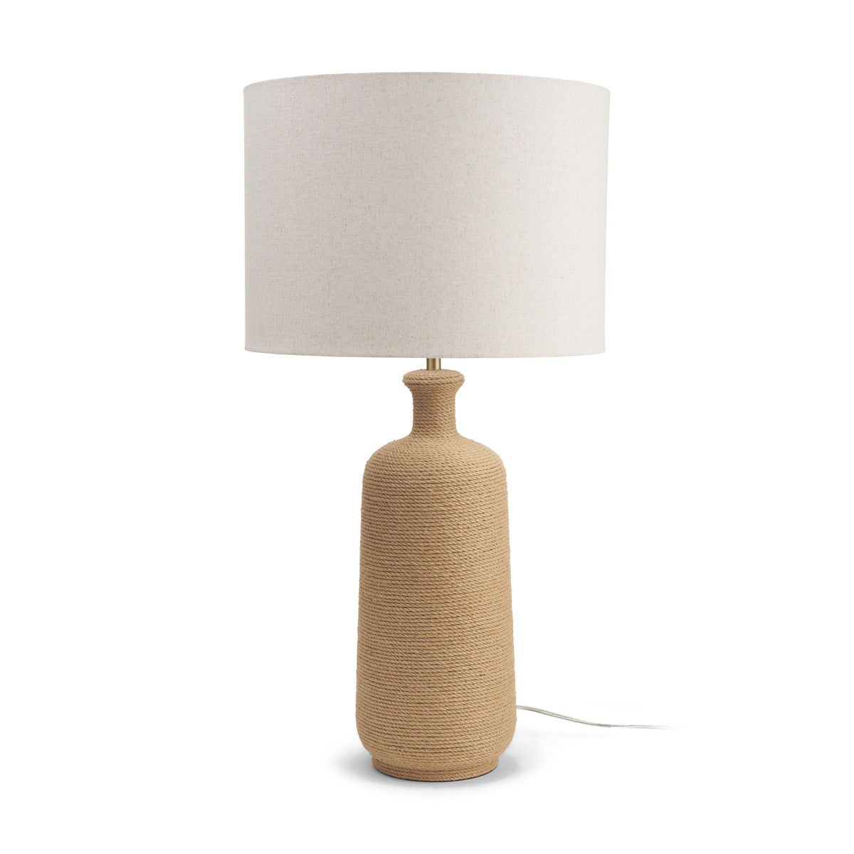 Portofino Abaca Rope Bottle Table Lamp from Mercana - Luna Furniture