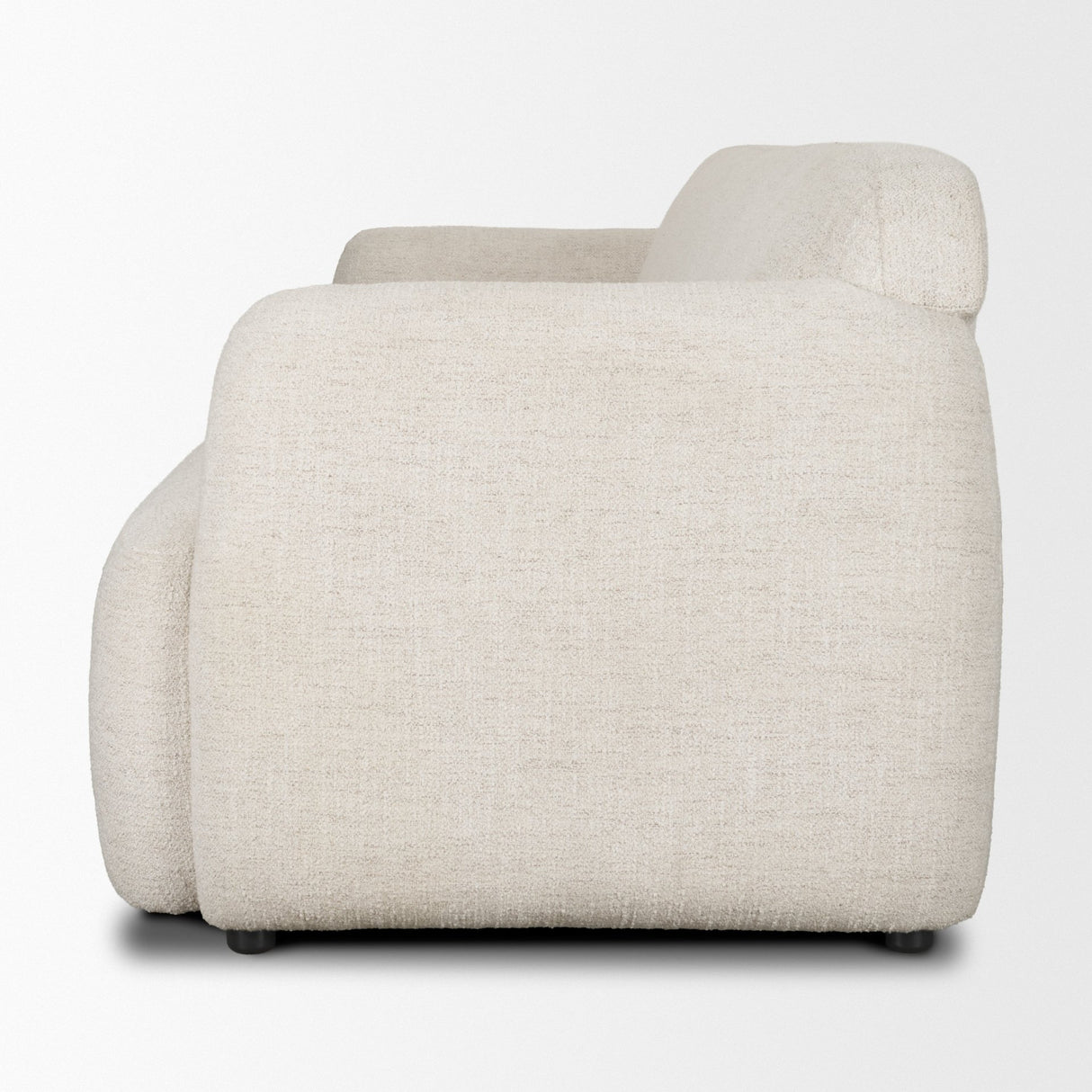 Saga Cream Fabric 3 Seater Sofa from Mercana - Luna Furniture