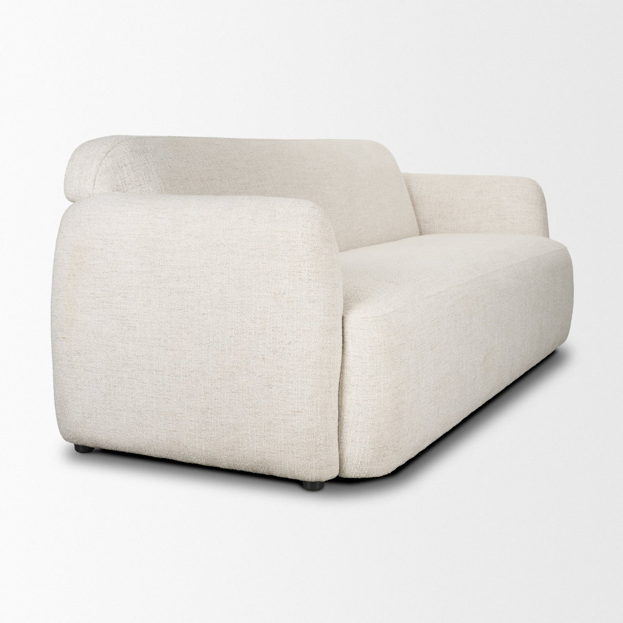 Saga Cream Fabric 3 Seater Sofa from Mercana - Luna Furniture