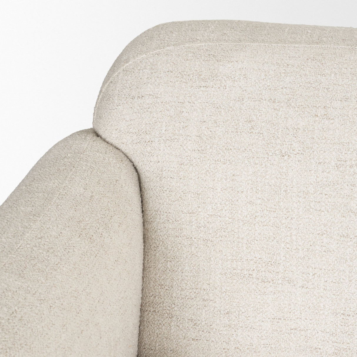Saga Cream Fabric 3 Seater Sofa from Mercana - Luna Furniture
