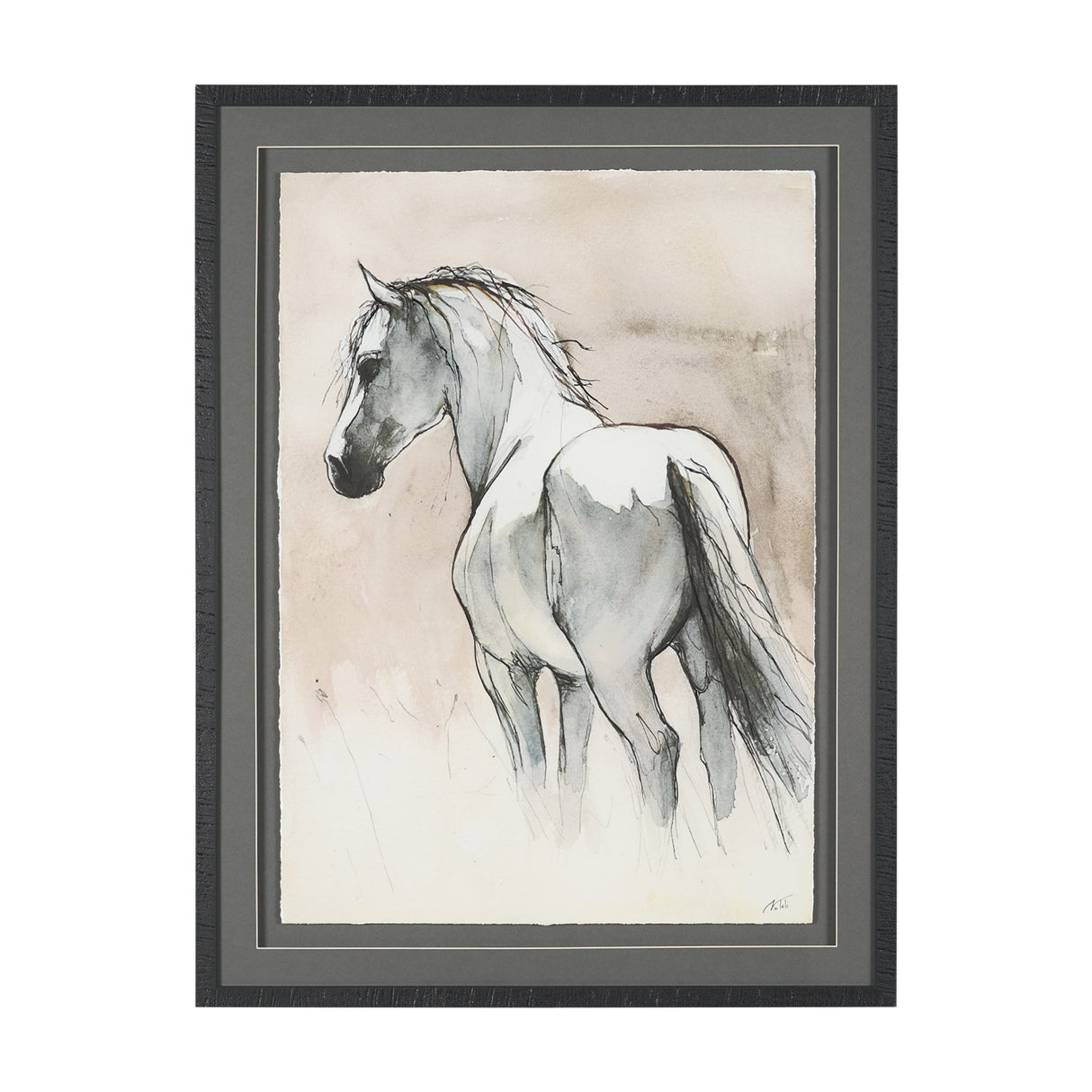 Elegant Beauties I by Mercana Studio Hand-Embellished Framed Artwork Matted Under Glass from Mercana - Luna Furniture