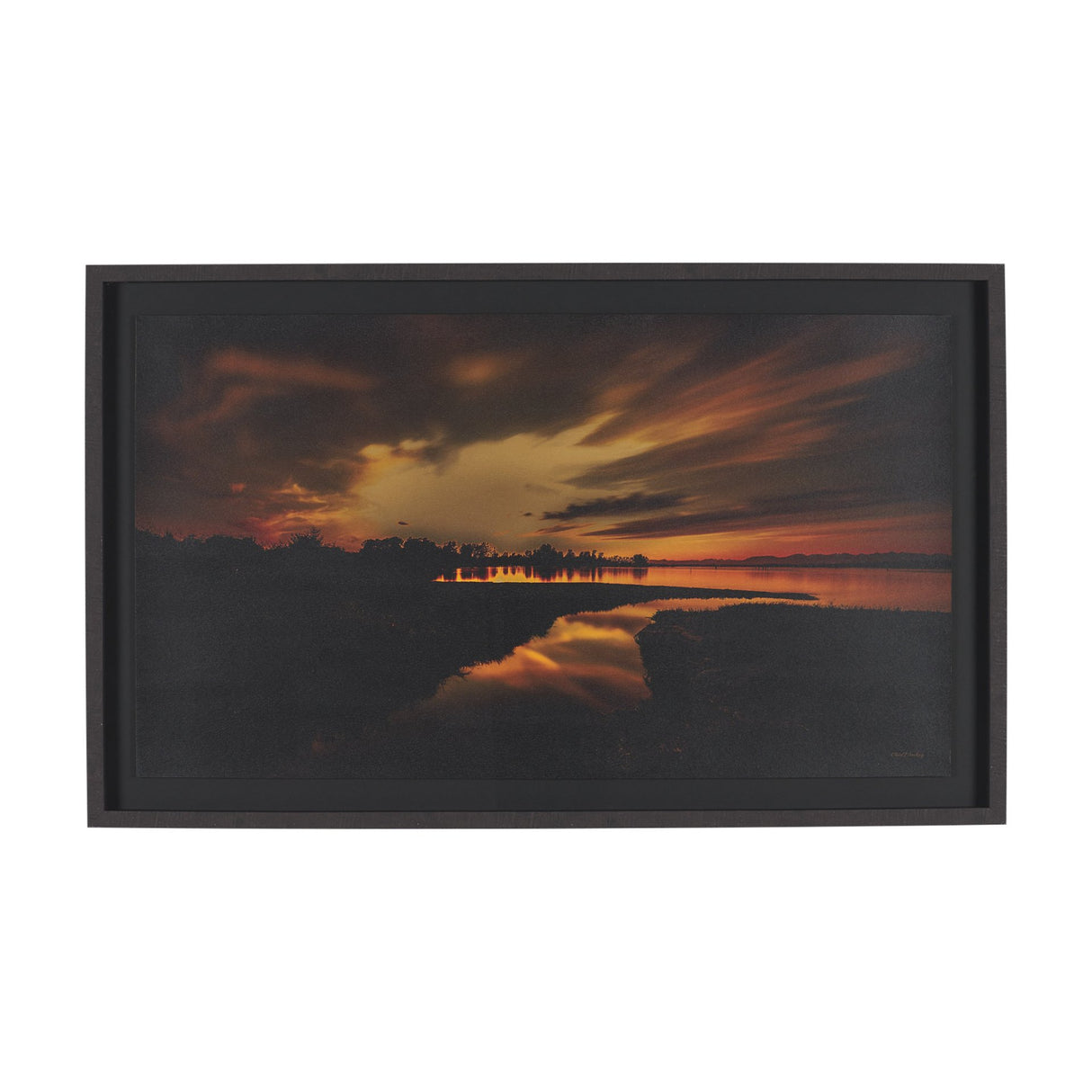 Last Light by Chad Mackay Textured FramedPhoto Print Matted Under Glass from Mercana - Luna Furniture