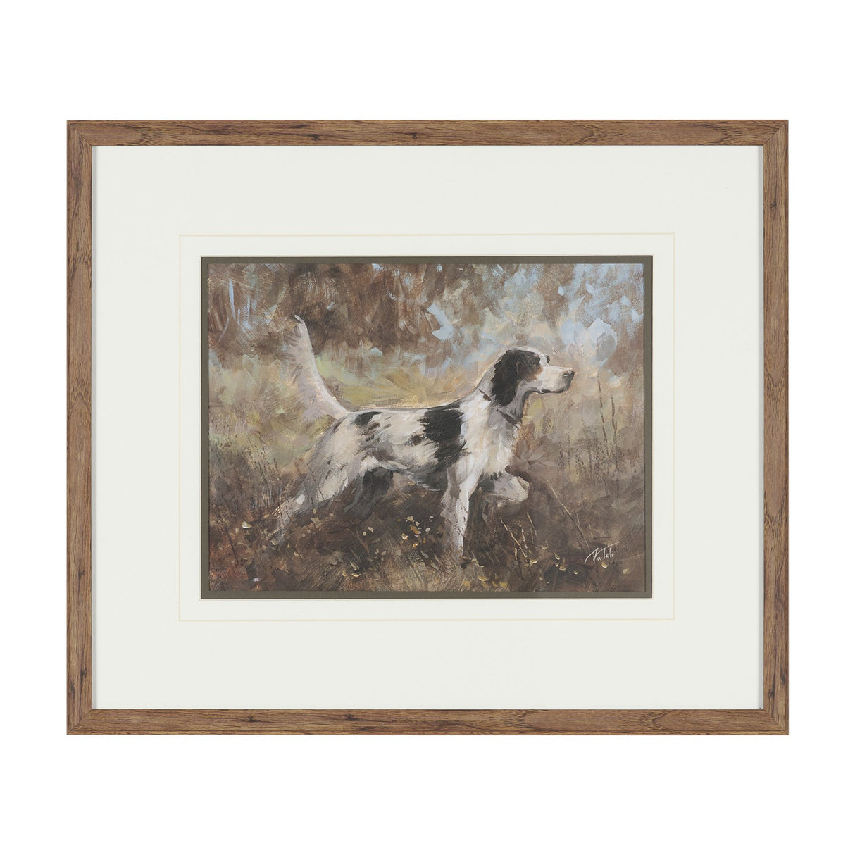 The Loyal Tracker I by Mercana Studio Textured Framed Artwork Matted under Glass from Mercana - Luna Furniture
