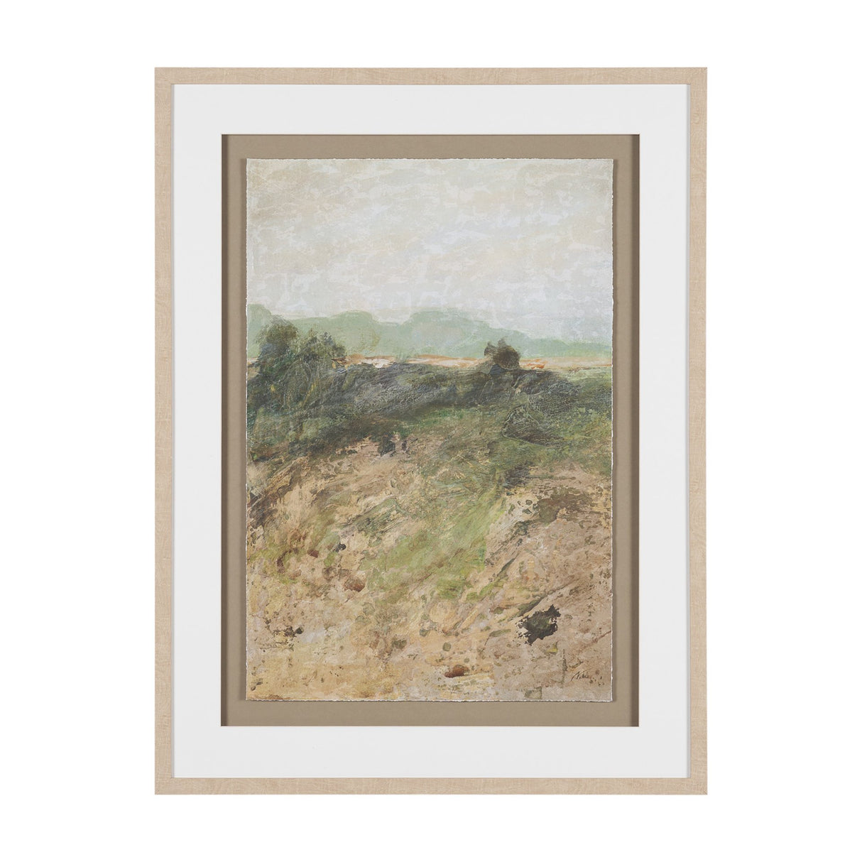 Amber Horizon IV by Mercana Studio Textured Framed Artwork Matted Under Glass from Mercana - Luna Furniture