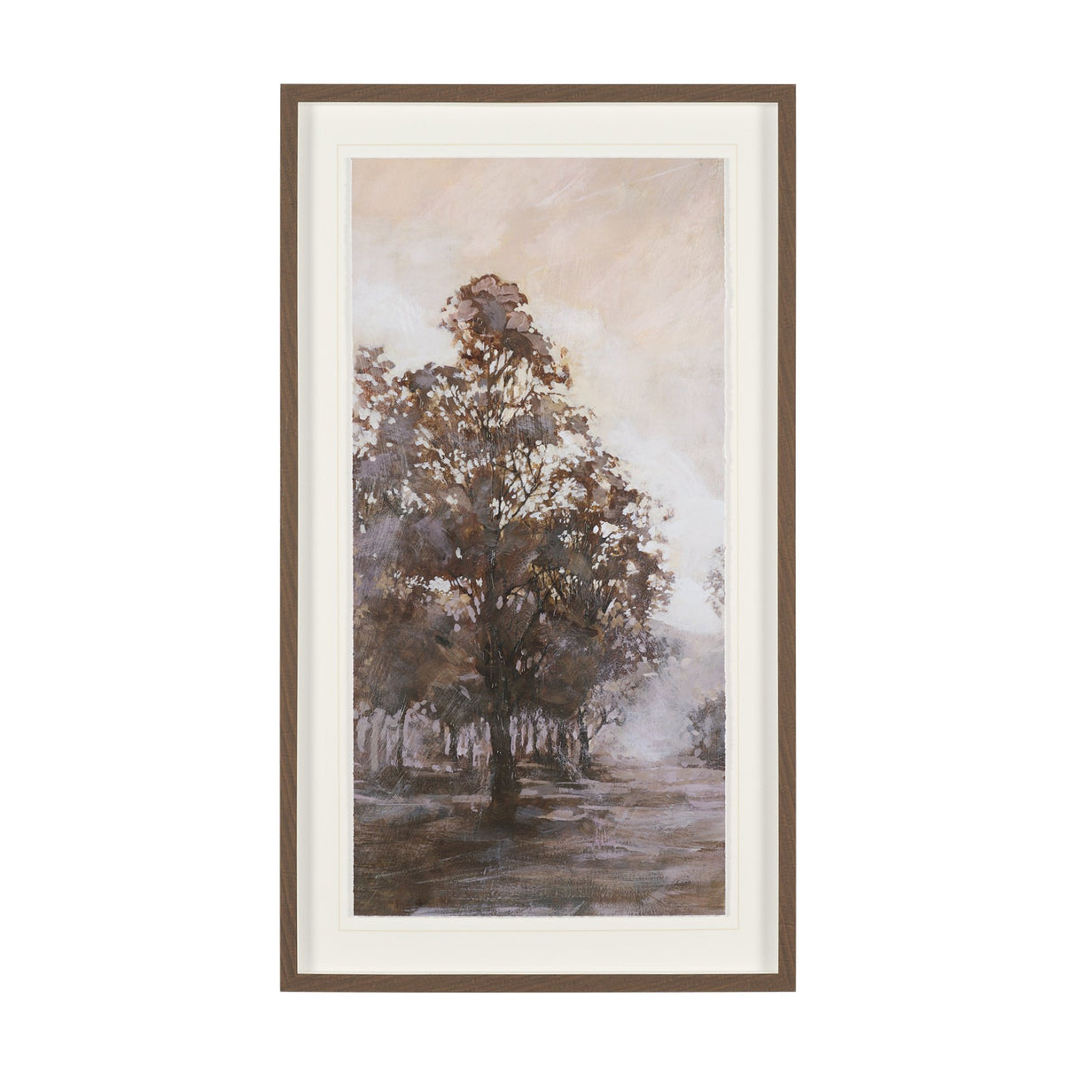 Peaceful Forest II by Mercana Studio Hand-Embellished Textured Framed Artwork Matted under Glass from Mercana - Luna Furniture