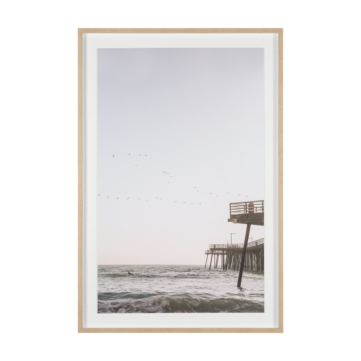 Seaside Serenity by Shot By Clint Framed Photo Print Matted under Glass from Mercana - Luna Furniture