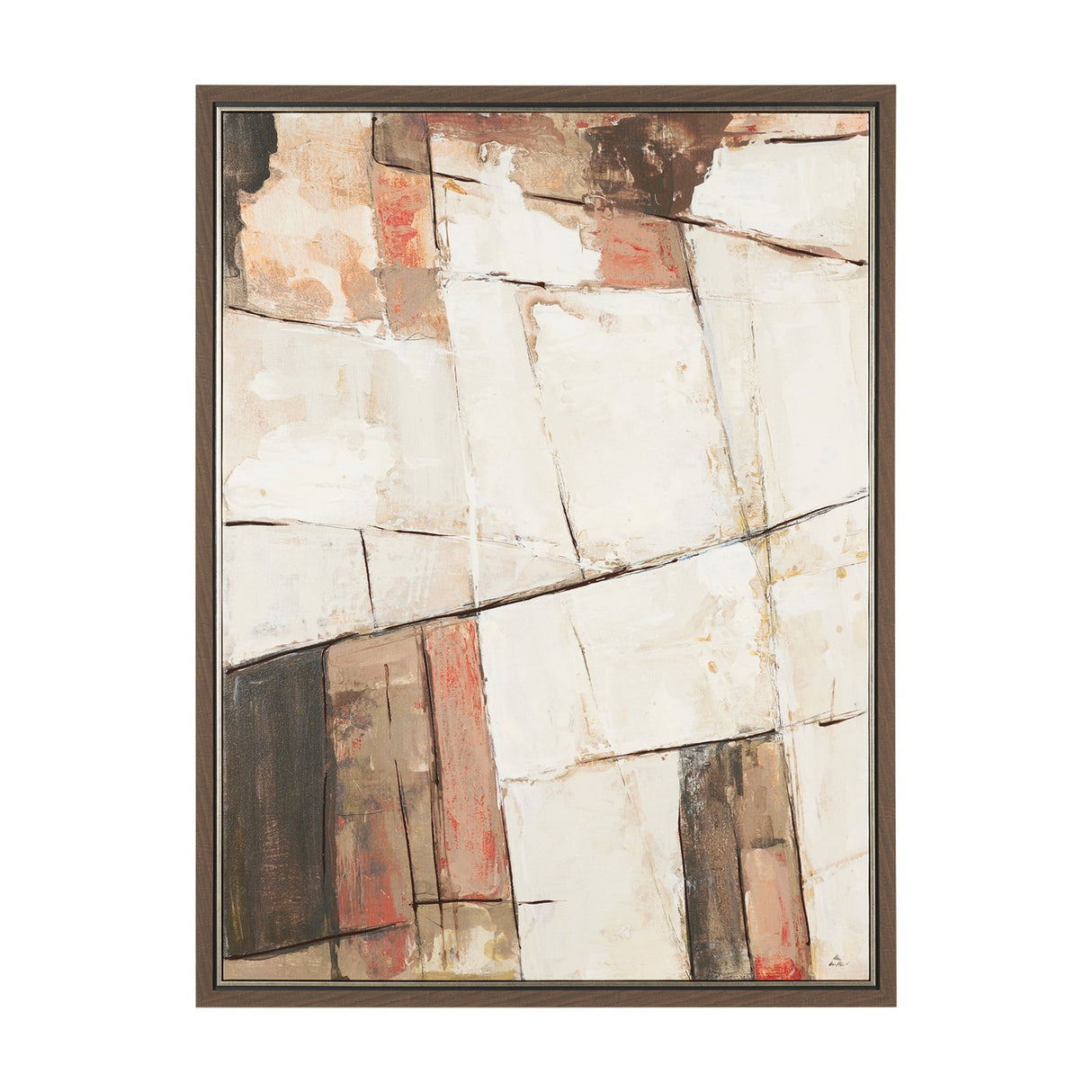 Shale I by Mercana Studio Hand-Embellished Textured Framed Canvas Artwork from Mercana - Luna Furniture