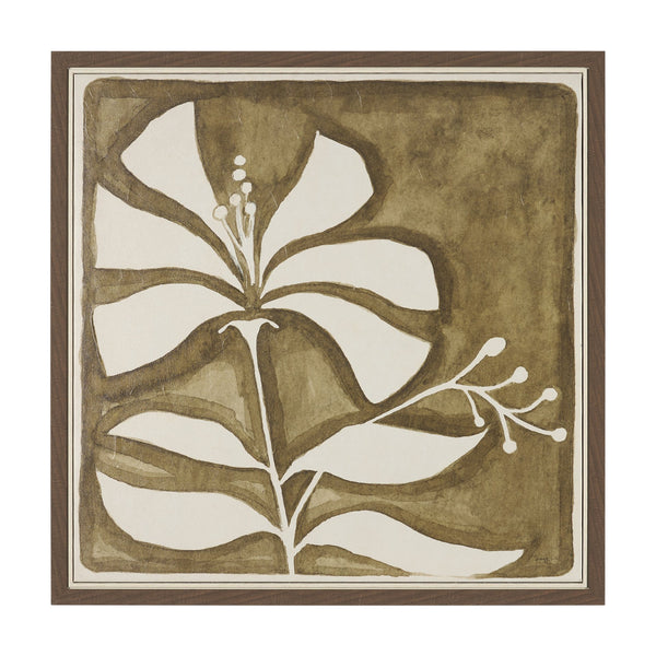 Spanish Tile Light I by Mercana Studio Hand-Embellished Textured Framed Canvas Artwork