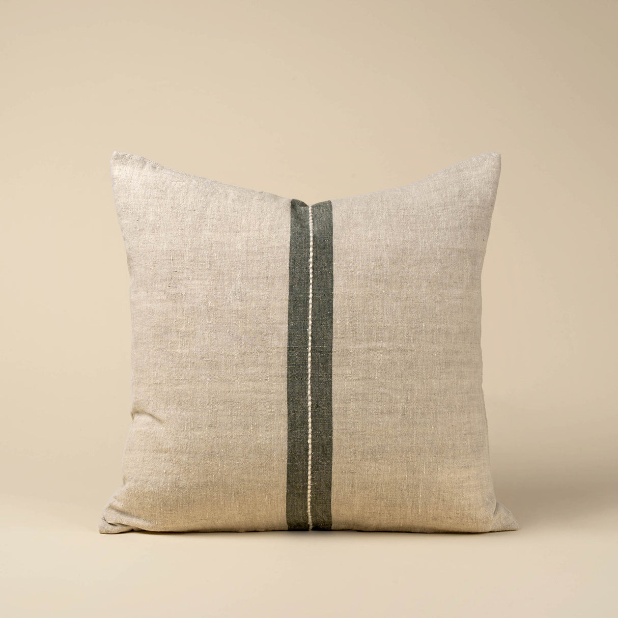 Emmett 20x20 Linen Pillow Natural Cover w/Filler, Set of 2 from Mercana - Luna Furniture