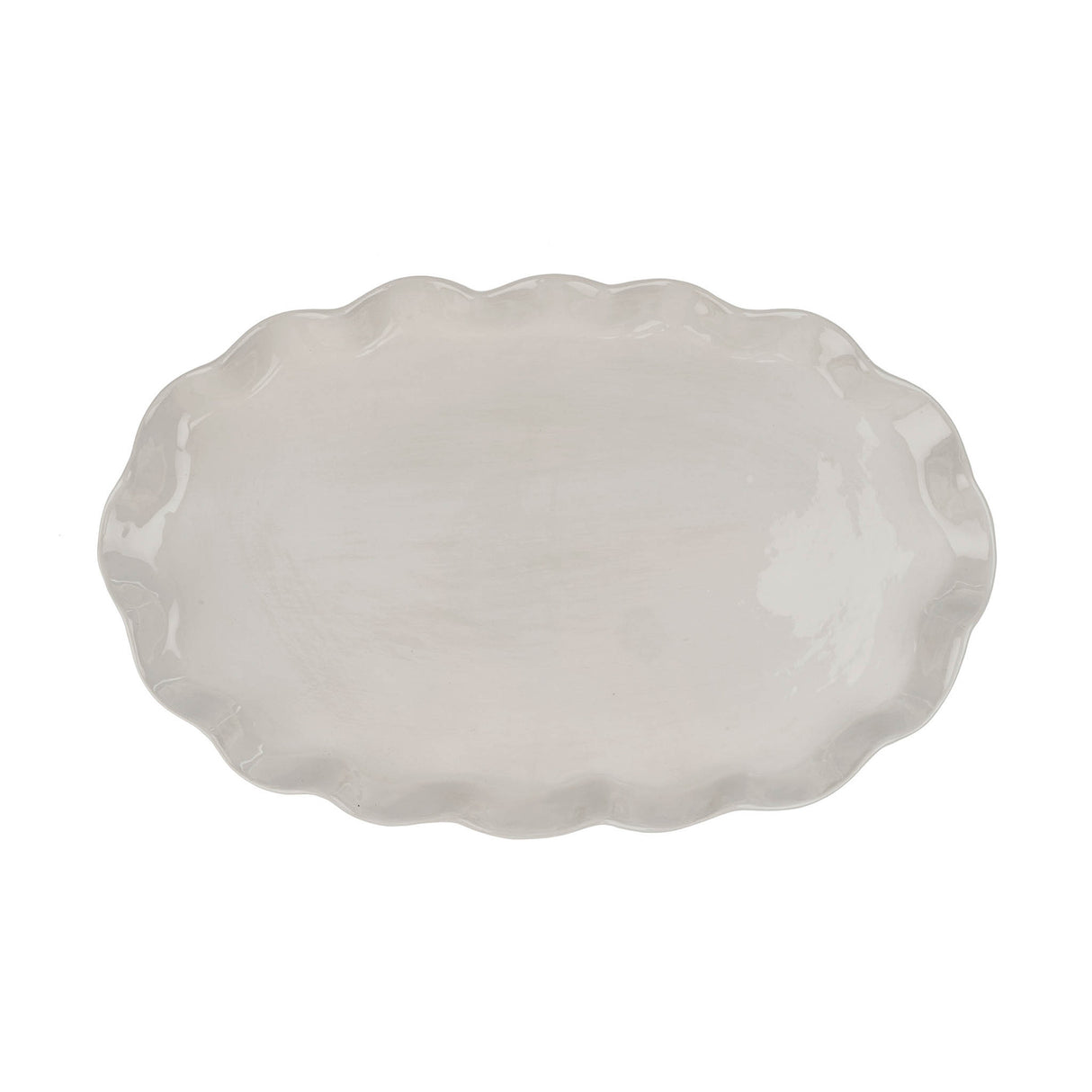 Calypso Scalloped Platter L, Set of 2 from Mercana - Luna Furniture