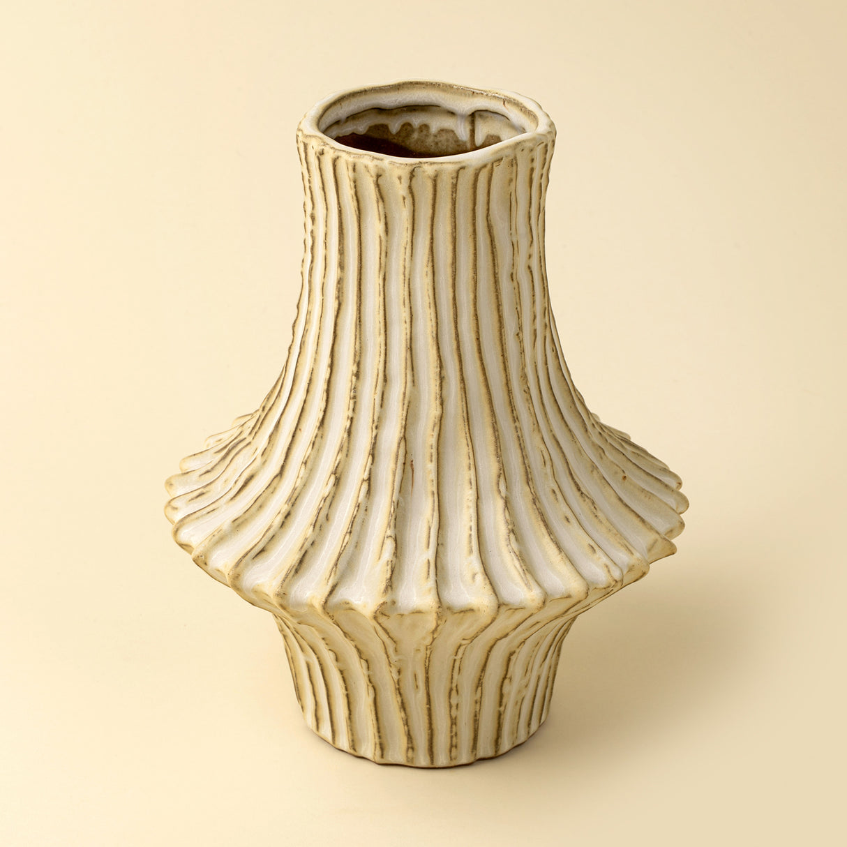 Stria Stoneware Vase, Set of 2 from Mercana - Luna Furniture
