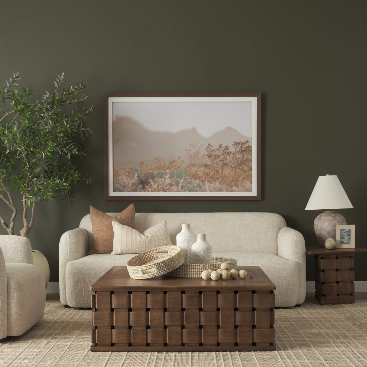 Big Bend National Park by Nathan Larson FramedPhoto Print Matted Under Glass from Mercana - Luna Furniture