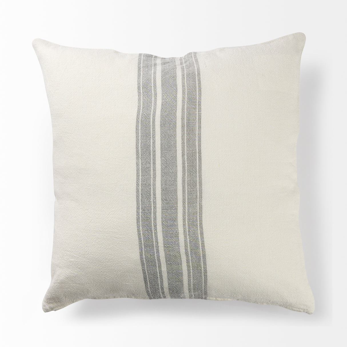 Patrice 22x22 Cream With Gray Stripes Pillow Cover w/Filler, Set of 2 from Mercana - Luna Furniture