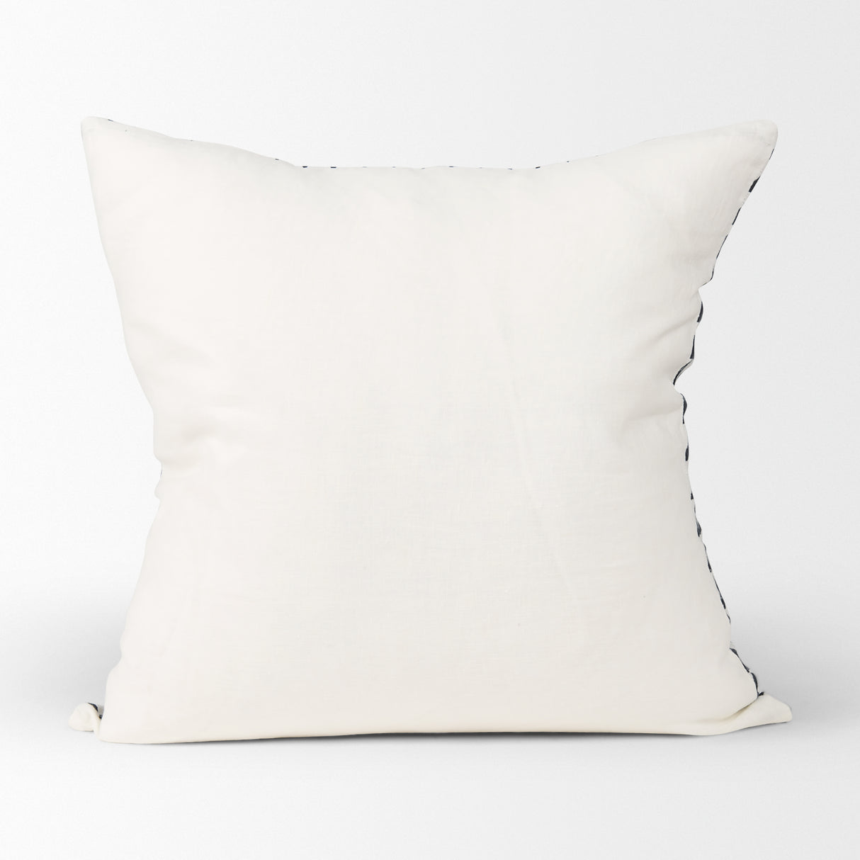 Jolie 22x22 Cream w/ Black Print Linen Square Pillow Cover w/Filler, Set of 2 from Mercana - Luna Furniture