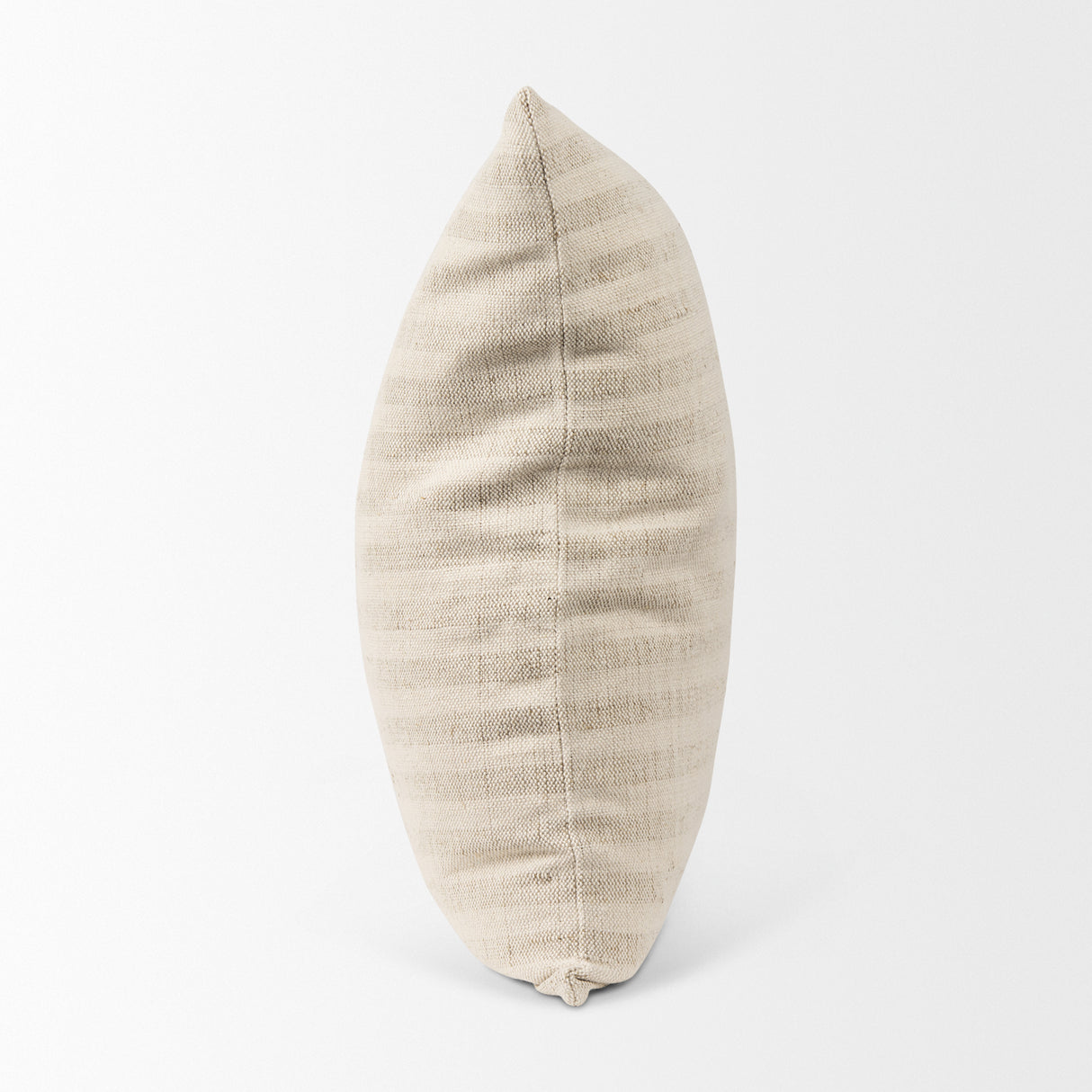Jace 22x22 Cream/Beige Stripe Linen-Cotton Square Pillow Cover w/Down Filler, Set of 2 from Mercana - Luna Furniture