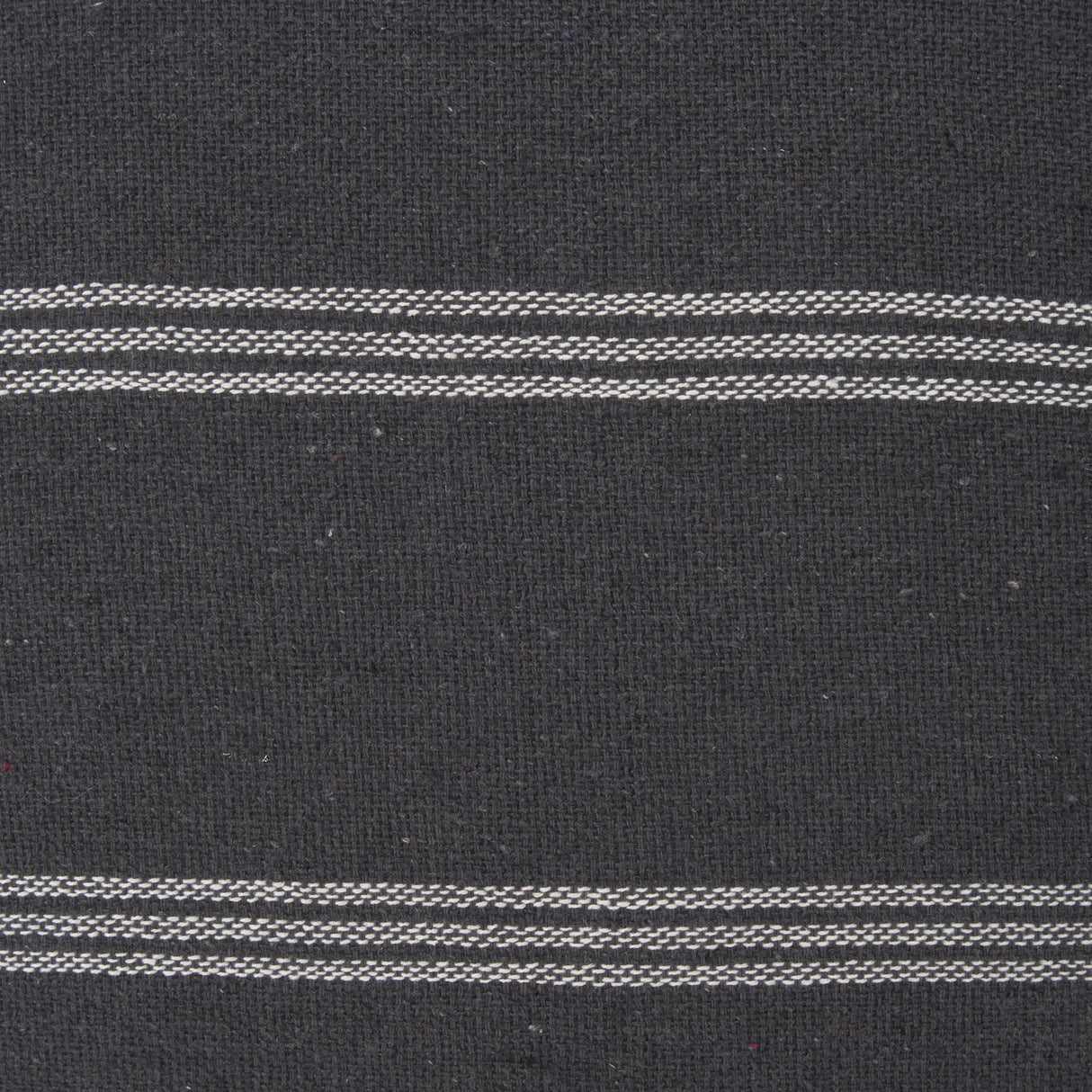 Jayme 14x26 Gray/White Striped Cotton Lumbar Pillow Cover w/Filler, Set of 2 from Mercana - Luna Furniture