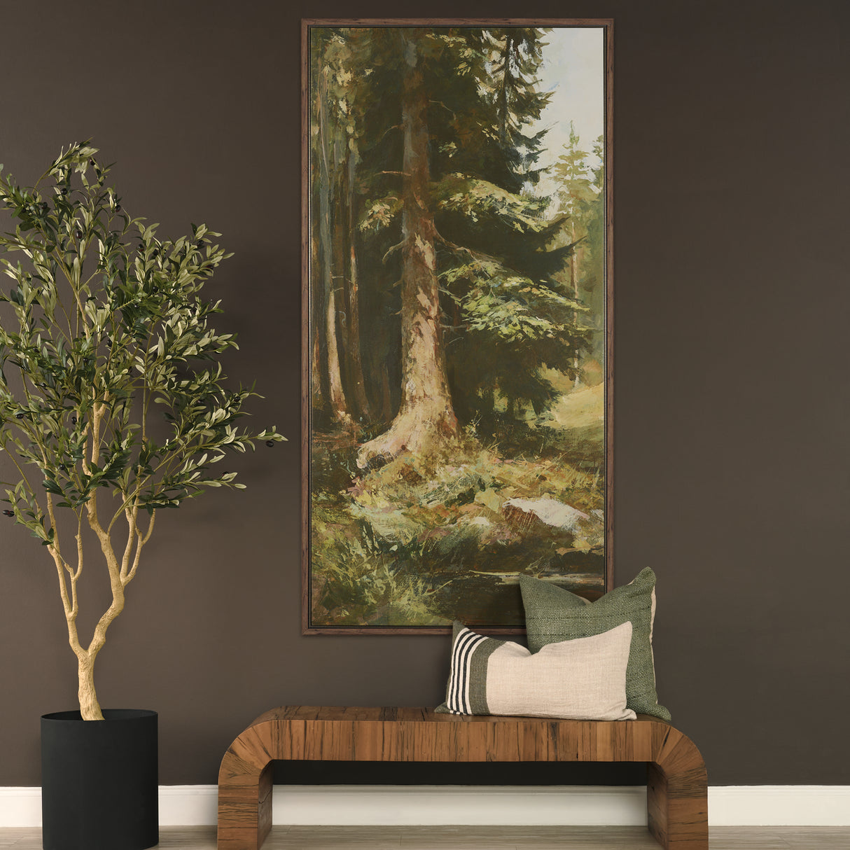 Heart of the Forest I by Mercana Studio Hand-Embellished Textured Framed Canvas Artwork from Mercana - Luna Furniture