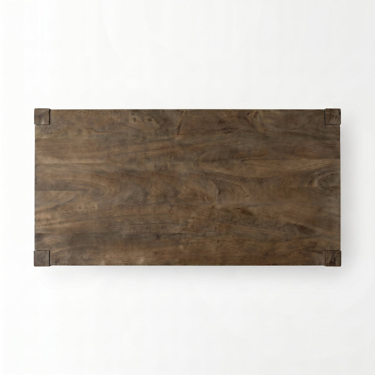 Emeril Brown Solid Wood Two-Tier Smooth Counter Top Kitchen Island from Mercana - Luna Furniture