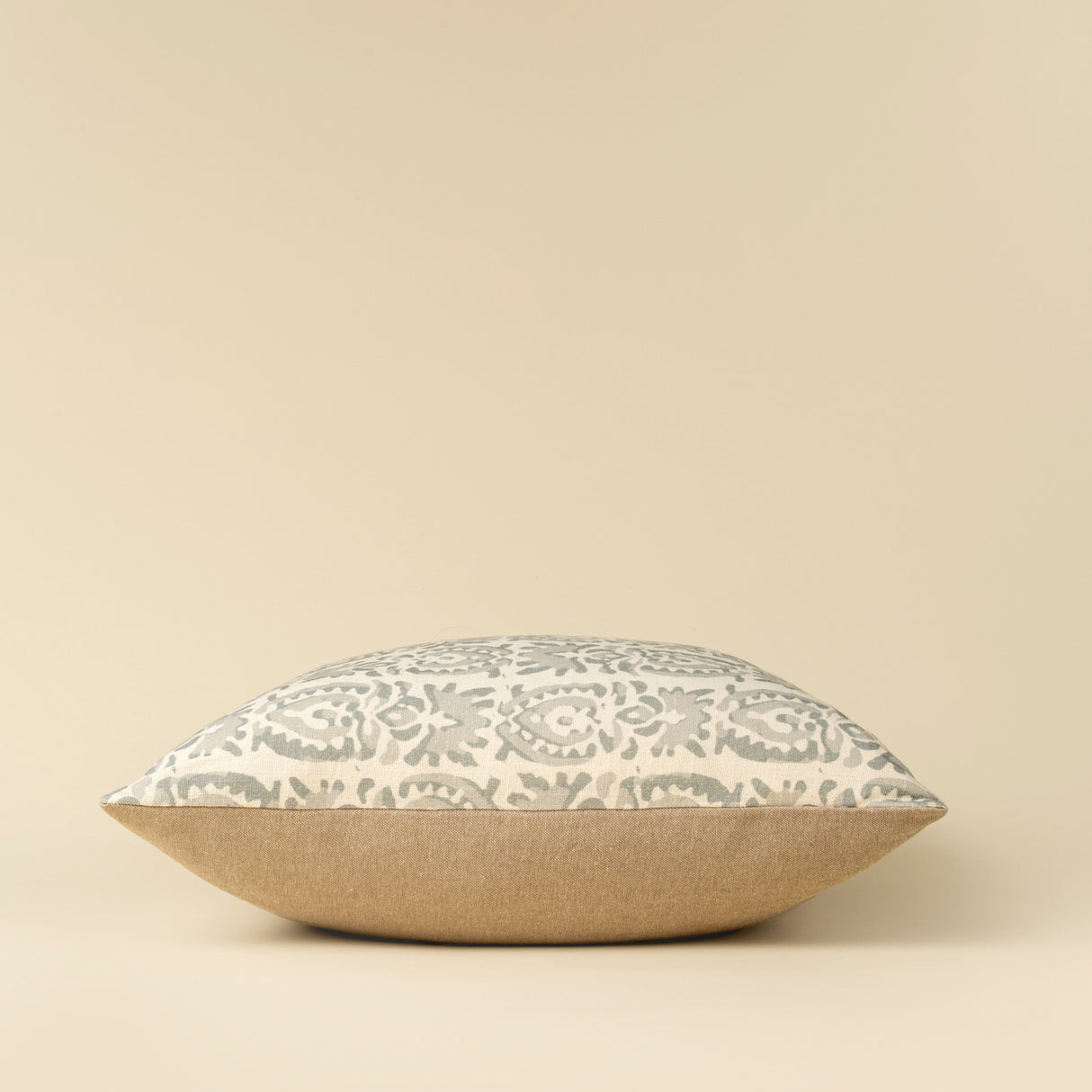 Lugana 20x20 Block Print Pillow Cover w/Filler, Set of 2 from Mercana - Luna Furniture