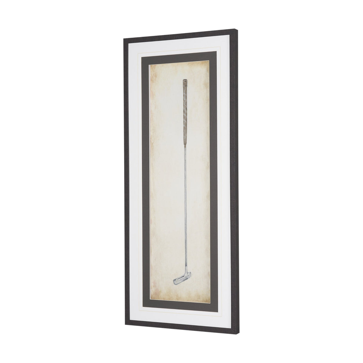 Vintage Golf Club II by Mercana Studio Hand-Embellished Textured Framed Artwork Matted under Glass from Mercana - Luna Furniture