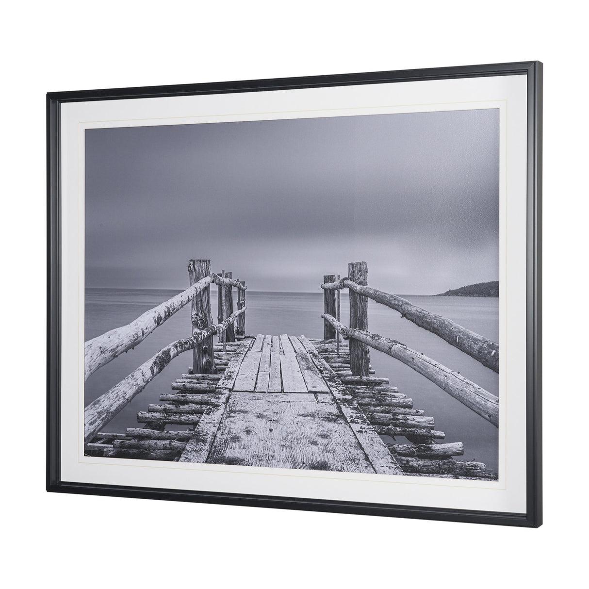 Where Water Waits by Chad Mackay Textured FramedPhoto Print Matted under Glass from Mercana - Luna Furniture