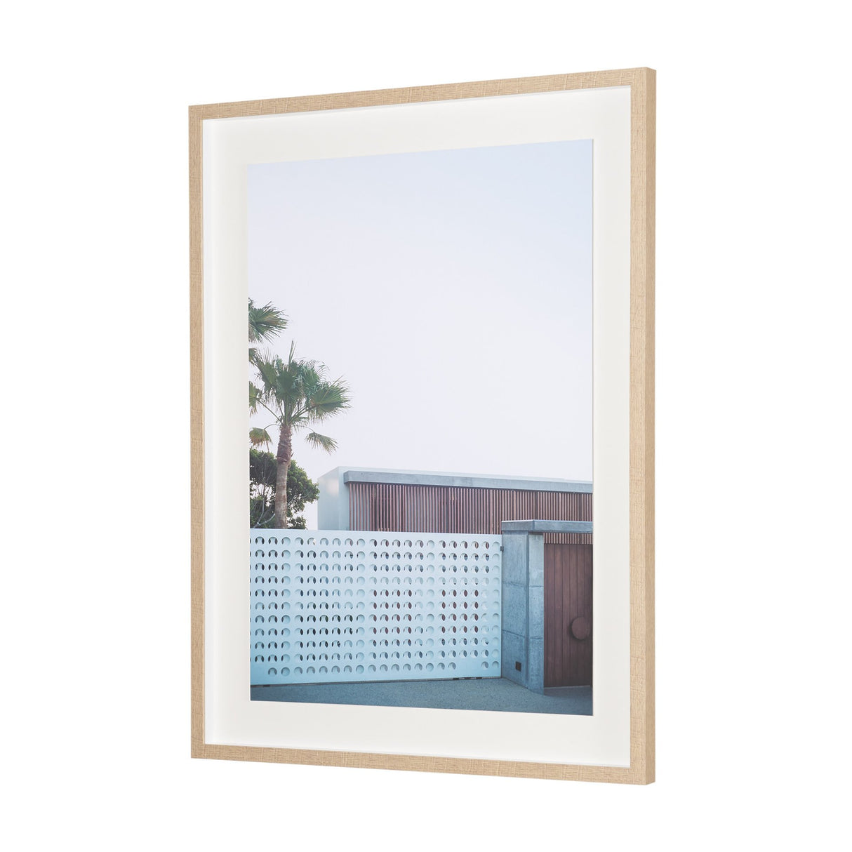 Modern Oasis View by Shot By Clint Framed Photo Print Matted Under Glass from Mercana - Luna Furniture