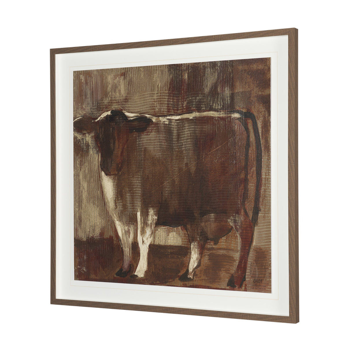 Molly by Mercana Studio Hand-Embellished Textured Framed Artwork Matted Under Glass from Mercana - Luna Furniture