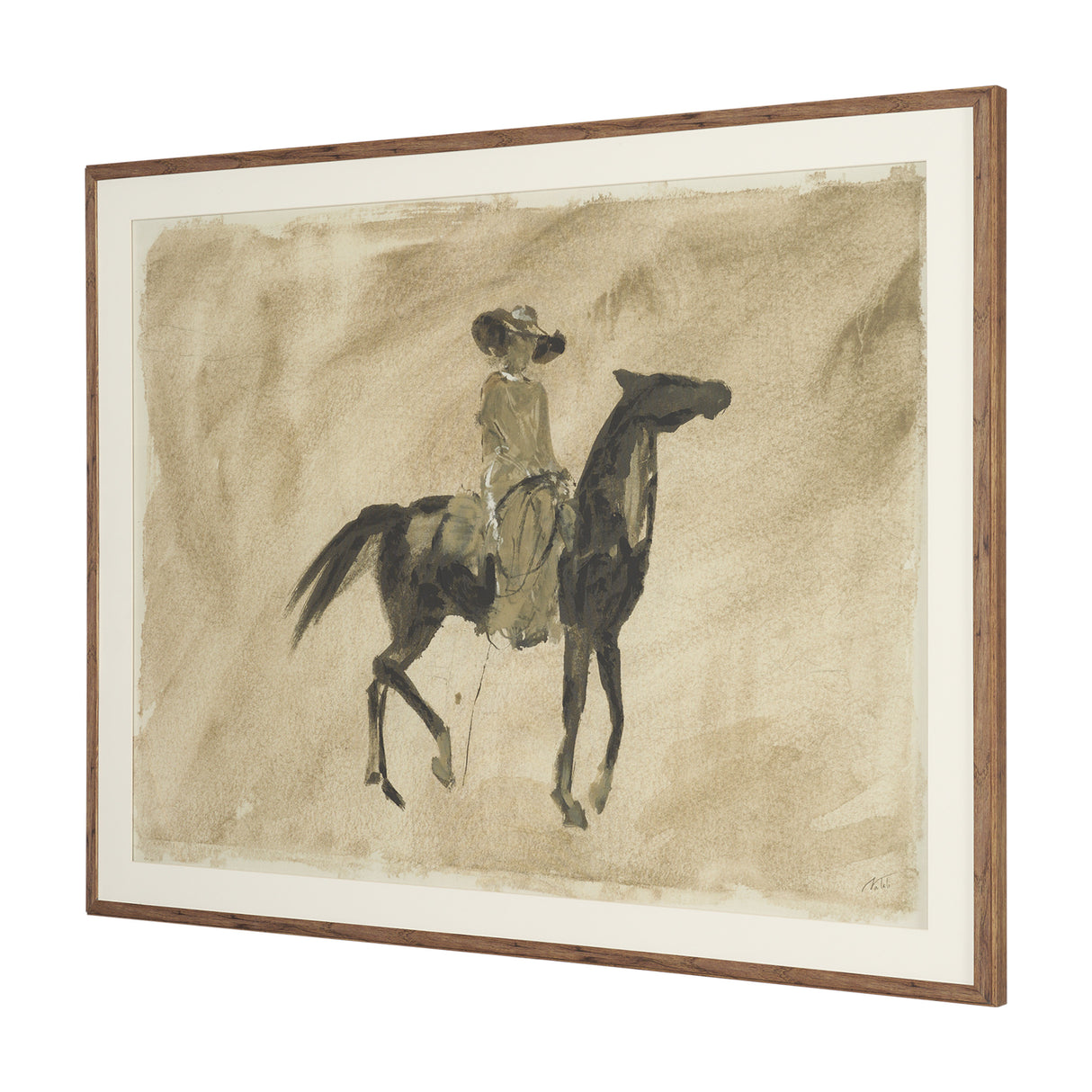 Sablette by Mercana Studio Textured Framed Artwork Matted under Glass from Mercana - Luna Furniture