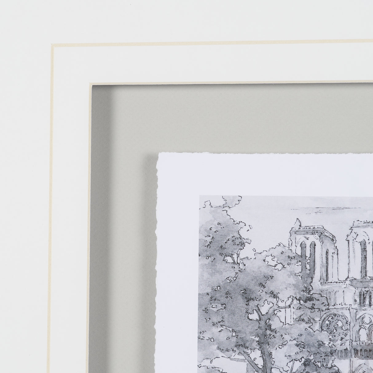 Water Side I by PanPan a Framed Art Print Matted under Glass from Mercana - Luna Furniture
