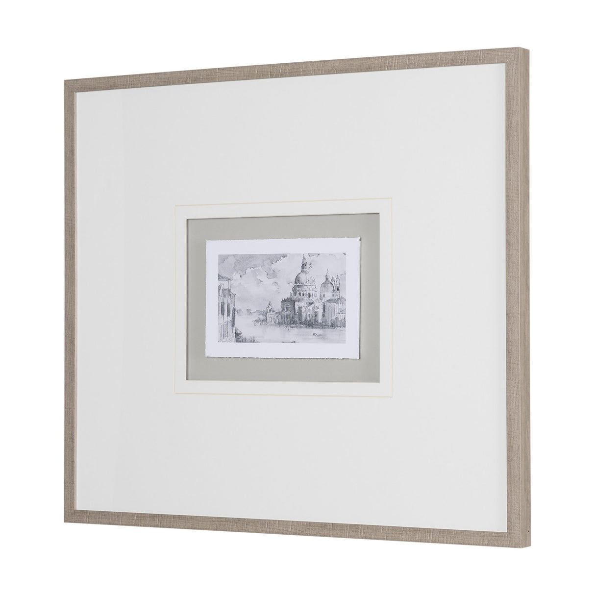 Water Side II by PanPan a Framed Art Print Matted under Glass from Mercana - Luna Furniture