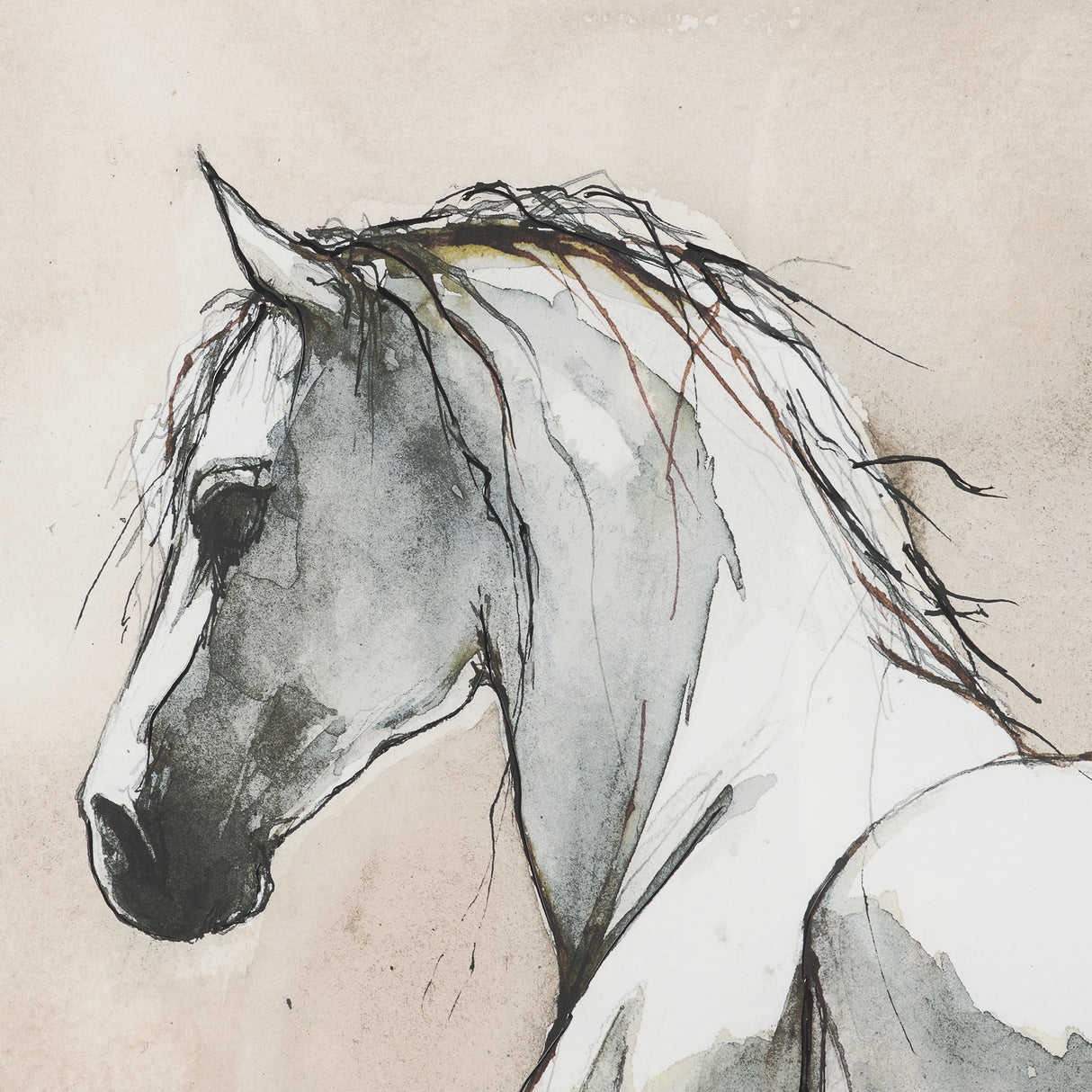 Elegant Beauties I by Mercana Studio Hand-Embellished Framed Artwork Matted Under Glass from Mercana - Luna Furniture