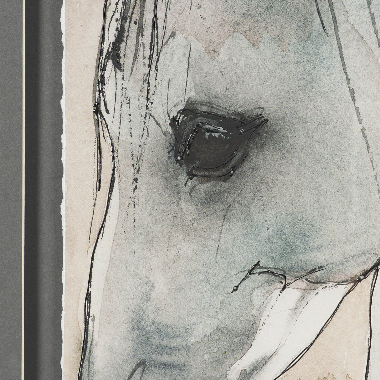 Elegant Beauties II by Mercana Studio Hand-Embellished Framed Artwork Matted Under Glass from Mercana - Luna Furniture
