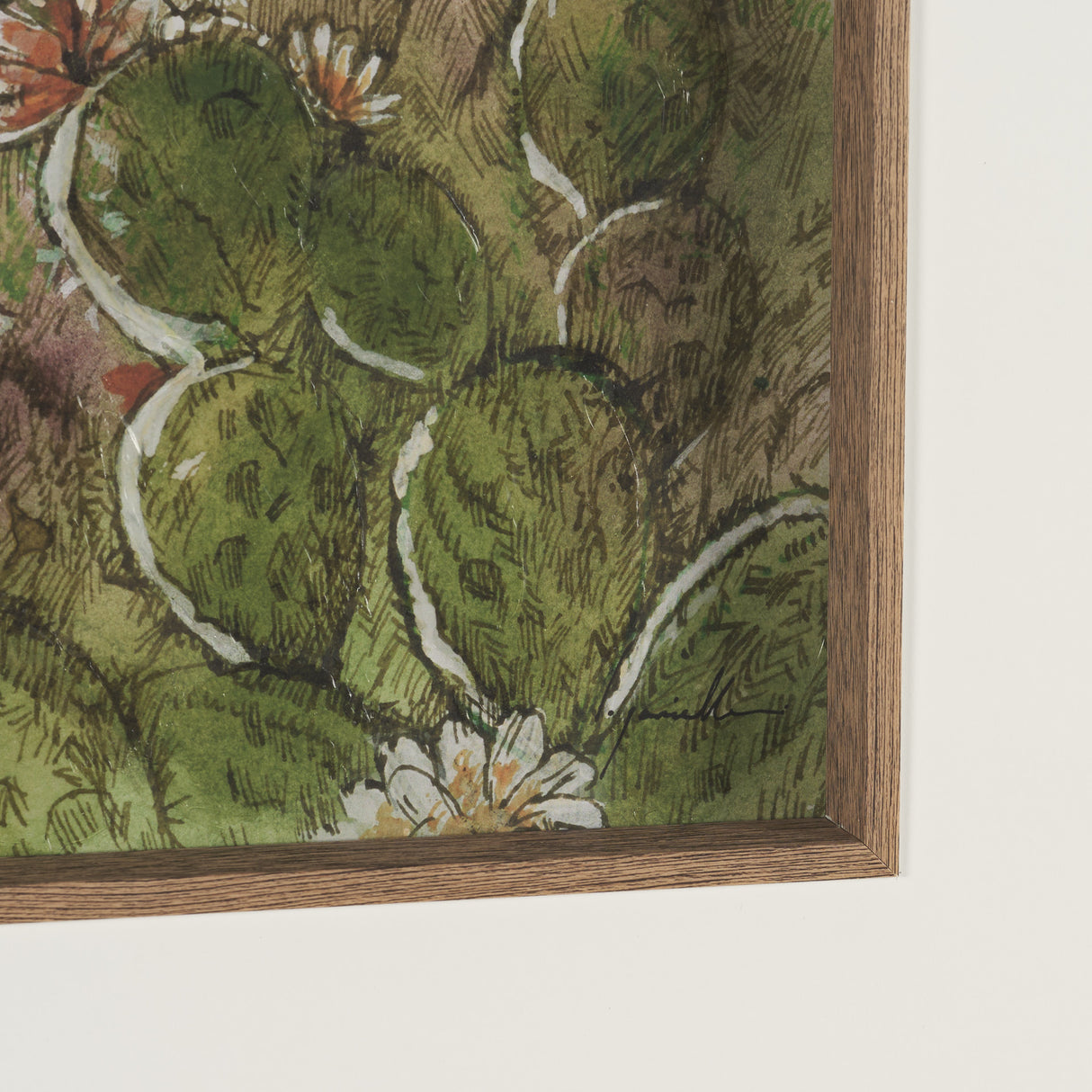 Red Rock Country II by Mercana Studio Hand-Embellished Framed Artwork Matted under Glass from Mercana - Luna Furniture