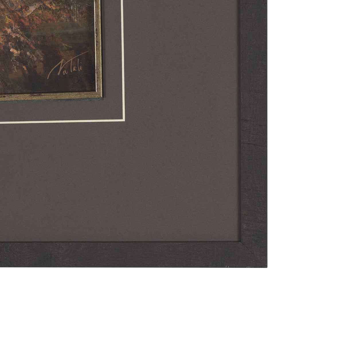 Horizon's Glow by Mercana Studio Hand-Embellished Textured Framed Artwork Matted under Glass from Mercana - Luna Furniture