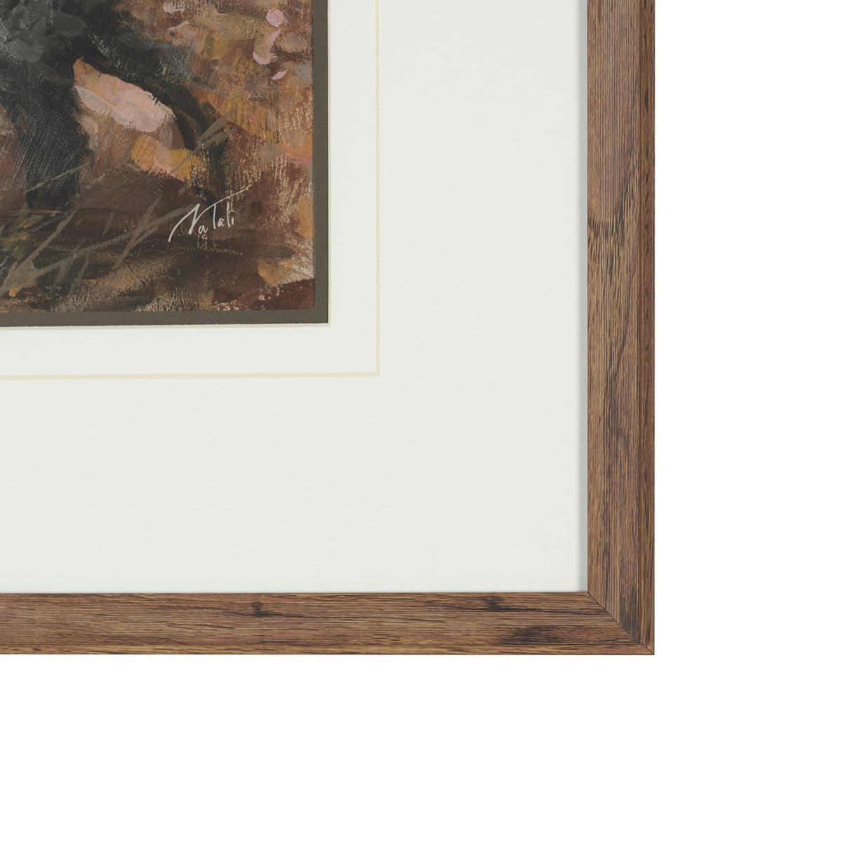 The Loyal Tracker II by Mercana Studio Textured Framed Artwork Matted under Glass from Mercana - Luna Furniture